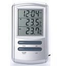TM898T комнатно-уличный термометр с часами