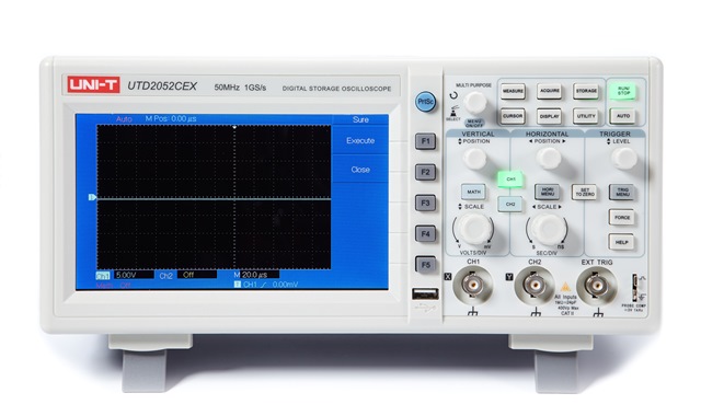 UTD2052CEX цифровой осциллограф 50 МГц